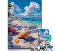 1000 Piece Jigsaw Puzzle for Adults And Teenagers Seaside Scenery Adult Puzzles,Game Toys Every Piece Is Unique - Challenging Family Fun Game (size 75x50cm)