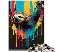 1000 Piece Jigsaw Puzzle for Adults And Teenagers Sloth Colourful 1000 Pieces for Teenagers,for Challenging Toy Game And Family Play (38x26cm)