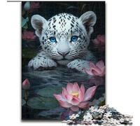 1000 Piece Jigsaw Puzzle for Adults And Teenagers Snow Leopard Baby, Fun Activity for Home, Rainy Days Toys, Birthday Gifts 50x75cm