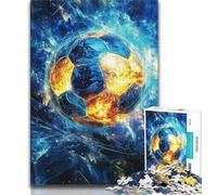 1000 Piece Jigsaw Puzzle for Adults And Teenagers Space Football,Educational Games Home Decoration Educational Game for Birthday,Chrismas (38x26cm)