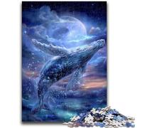 1000 Piece Jigsaw Puzzle for Adults And Teenagers Space Whale for Age 14+ Intellectual Game Christmas Birthday Gifts 50x75cm