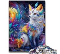 1000 Piece Jigsaw Puzzle for Adults And Teenagers Spirit Fox Teenager Jigsaw,Educational Toy Funny Family Games Unique Home Decor (75x50cm)