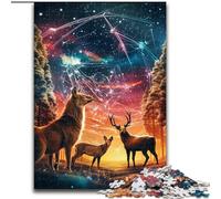 1000 Piece Jigsaw Puzzle for Adults And Teenagers Starling Grove Deer,Educational Games Home Decoration Suitable for Desktop Decoration 50x75cm