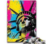 1000 Piece Jigsaw Puzzle for Adults And Teenagers Statue of Liberty Help The Brain Exercise Addictive Toys to Cultivate Patience Wall Decoration 50x75cm