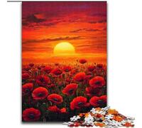 1000 Piece Jigsaw Puzzle for Adults And Teenagers Sunflowers in The Sunset, Decompressing Intellectual Educational Toy Birthday Present, Gifts (Size 50x75cm)