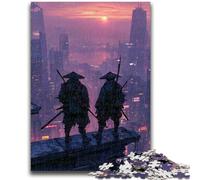 1000 Piece Jigsaw Puzzle for Adults And Teenagers Sunset Ninja Adult Puzzles,Home Decoration Toys for Age 14 Years Up (75x50cm)