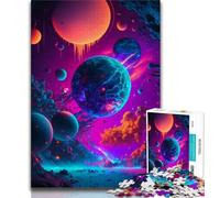 1000 Piece Jigsaw Puzzle for Adults And Teenagers Surreal Space Landscape Puzzles for Adults,Relax Games Is Ideal As A Gift for The Whole Family (size 75x50cm)