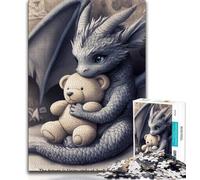 1000 Piece Jigsaw Puzzle for Adults And Teenagers Teddy Bear 1000 Pieces for Adults,for Challenging Toy Game And Family Play (size 38x26cm)