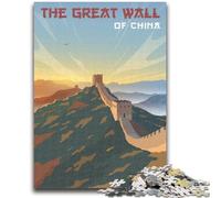 1000 Piece Jigsaw Puzzle for Adults And Teenagers The Great Wall of China Family Fun Gifts for Friends And Family for And Age 14 (size 50x75cm)