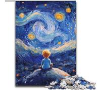 1000 Piece Jigsaw Puzzle for Adults And Teenagers The Little Prince of The Night Sky, Family Game Stress Reliever Difficult Challenge Enhance Love between Couples (Size 26x38cm)