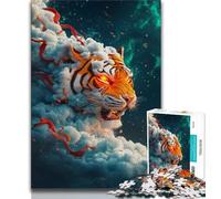 1000 Piece Jigsaw Puzzle for Adults And Teenagers Tiger Cloud 1000 Pieces for Adults,for Challenging Toy Game And Family Play (size 75x50cm)
