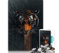 1000 Piece Jigsaw Puzzle for Adults And Teenagers Tiger,learning Educational Is Ideal As A Gift for The Whole Family 75x50cm