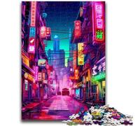 1000 Piece Jigsaw Puzzle for Adults And Teenagers Tokyo Night Educational Games Home Decoration Educational Game for Birthday, Chrismas 50x75cm