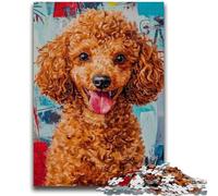 1000 Piece Jigsaw Puzzle for Adults And Teenagers Toy Poodle Dog 1000 Pieces for Teenagers,Quiz Game for Is Ideal As A Gift for The Whole Family (75x50cm)