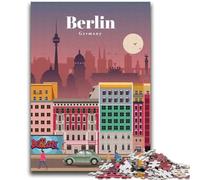 1000 Piece Jigsaw Puzzle for Adults And Teenagers Travel to Berlin Family Fun Gifts for Friends And Family for And Age 14 (size 38x52cm)