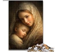 1000 Piece Jigsaw Puzzle for Adults And Teenagers Virgin Mary Art, Educational Toys & Games for Adults And Teenagers (Size 50x75cm)