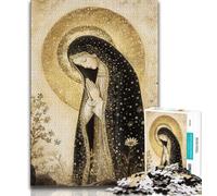 1000 Piece Jigsaw Puzzle for Adults And Teenagers Virgin Mary,Challenging Game And Family Play with Matching Poster And Trivia Sheet (38x26cm)