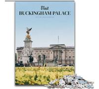 1000 Piece Jigsaw Puzzle for Adults And Teenagers Visit Buckingham Palace,Help The Brain Exercise Addictive Toys to Cultivate Patience Perfect Decoration 38x26cm