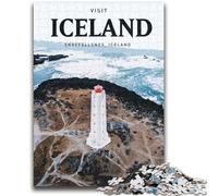 1000 Piece Jigsaw Puzzle for Adults And Teenagers Visit Iceland Family Fun Gifts for Friends And Family for And Age 14 (size 38x26cm)