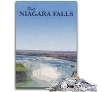 1000 Piece Jigsaw Puzzle for Adults And Teenagers Visit Niagara Falls Family Fun Gifts for Friends And Family for And Age 14 (size 50x75cm)
