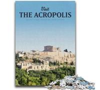 1000 Piece Jigsaw Puzzle for Adults And Teenagers Visit The Acropolis Puzzles for Teenagers,Birthday Present, Gifts, Wall Art for Age 14 Years Up (26x38cm)