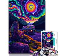 1000 Piece Jigsaw Puzzle for Adults And Teenagers Wandering Wonder Puzzles for Teenagers,with Matching Poster And Trivia Sheet for Ages 14+ 38x26cm