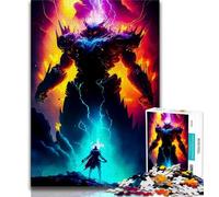 1000 Piece Jigsaw Puzzle for Adults And Teenagers Warrior And Cyborg 1000 Pieces for Teenagers,learning Educational Is Ideal As A Gift for The Whole Family (size 38x26cm)