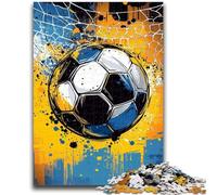 1000 Piece Jigsaw Puzzle for Adults And Teenagers Watercolor Football 1000 Piece Puzzle,Educational Stress Relief Toy Gifts for Friends And Family (38x26cm)