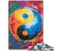 1000 Piece Jigsaw Puzzle for Adults And Teenagers Yin And Yang 1000 Piece Jigsaw,Relax Games Is Ideal As A Gift for The Whole Family (50x75cm)