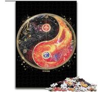 1000 Piece Jigsaw Puzzle for Adults And Teenagers Yin And Yang, Train Your Brain And Hands Unique Birthday And Gifts for Age 14+ (Size 50x75cm)
