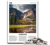 1000 Piece Jigsaw Puzzle for Adults And Teenagers Yosemite 1000 Pieces for Adults,Staycation Kill Time with Fully Interlocking Randomly Shaped Pieces (50x75cm)