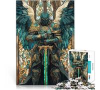 1000 piece jigsaw puzzle for adults Angel Protector Made of cardboard Suitable for ages 14 and up Challenging game Great gift for gaming。size:26x38cm/10.24x14.96inch