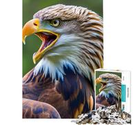 1000 Piece Jigsaw Puzzle for Adults Angry Eagle Challenging Game Toys Relaxing Games Presents for Women Great Gifts And Toys (Size 38x26cm)