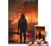 1000 Piece Jigsaw Puzzle for Adults Apocalypse Survivor, Family Games, Precision Cutting, Artists' Collection, Fine Arts 38x52cm
