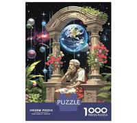 1000 Piece Jigsaw Puzzle for Adults Apollo God Statue Adult Jigsaw Puzzle Toy Wall Decor Precision Cutting Unique Gifts for Birthday And Christmas 70x50cm/1000pcs
