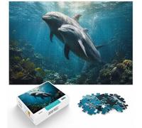 1000 Piece Jigsaw Puzzle for Adults, Aquatic Love Story | For a puzzle gift during the festive season: Adult jigsaw puzzle with 1000 pieces suits quiet moments between celebrations.