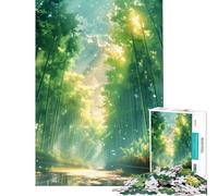 1000 Piece Jigsaw Puzzle for Adults Arashiyama Bamboo Grove Jigsaws for Adults Brain Teaser Game Stress Reliever Difficult And Challenge (Size 38x26cm)