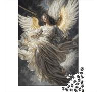 1000 Piece Jigsaw Puzzle for Adults, Archangel Gabriel, 38x26cm/1000pcs, Thoughtful Gift Idea, Relaxing Indoor Activity And Quiet Weekends