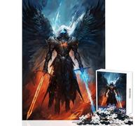 1000 Piece Jigsaw Puzzle for Adults Archangel of Justice Home Decoration Toys Art Work Gift Educational Game Difficult And Challenge Size 38x52cm