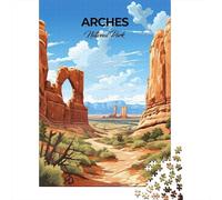 1000 Piece Jigsaw Puzzle for Adults, Arches National Park 38x26cm 1000pcs