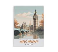 1000 Piece Jigsaw Puzzle for Adults，Archway London，Paper Puzzle - for Adults Teens Educational Toys Gifts（38x26cm）-GY20