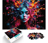 1000 Piece Jigsaw Puzzle for Adults As my mind explodes Schwierig und herausfordernd Geeignet für die Schreibtischdekoration38x26cm