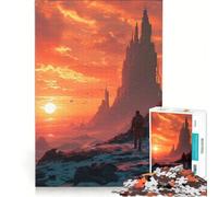 1000 Piece Jigsaw Puzzle for Adults Astronaut Unknown Planet, Relaxing Games, Difficult And Challenge, Unique Birthday And Gifts 38x26cm
