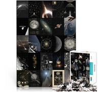 1000 piece jigsaw puzzle for adults Astronomical Aesthetics Mosaic Painting Made of wood Suitable for ages 14 and up Educational games Home decoration Secret Santa Gifts。size：50x75cm