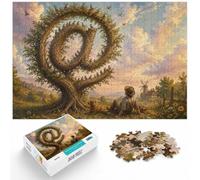1000 Piece Jigsaw Puzzle for Adults, At Symbol Tree with Birds and Person | For a festive gift with screen-free appeal, this adult jigsaw puzzle with 1000 pieces fits relaxed evenings through December.