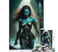 1000 Piece Jigsaw Puzzle for Adults Atlantean Spear Goddess Happy Indoor Family Gathering Fun Perfect Holiday Celebration Present (50x75cm)