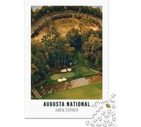 1000 Piece Jigsaw Puzzle for Adults, Augusta National Amen Corner Poster
