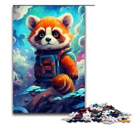 1000 Piece Jigsaw Puzzle for Adults Baby Robot Red Panda by SplattersLots of Thick Coloured Jigsaw Brain Teaser Puzzle Christmas Birthday Gifts 75x50cm