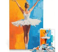 1000 Piece Jigsaw Puzzle for Adults Ballet Dancer in Flight, Practical Game, Stress Reliever, Deal As Gifts for The Whole Family 50x75cm