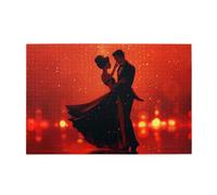 1000 Piece Jigsaw Puzzle for Adults,Ballroom Dance, Puzzles with Letters on Back, Challenging Puzzle for Game Night Home Décor, 19.7 x 29.5